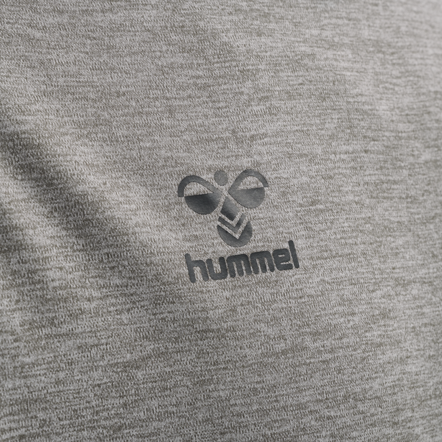 hmlCORE XK CORE POLY T-SHIRT S/S, GREY MELANGE, packshot