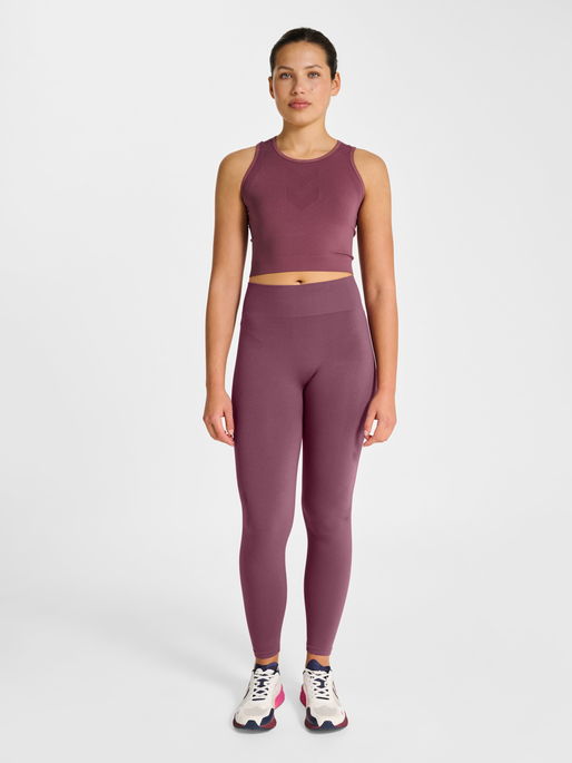 hmlHIIT SEAMLESS HIGH WAIST TIGHTS, NOCTURNE, model