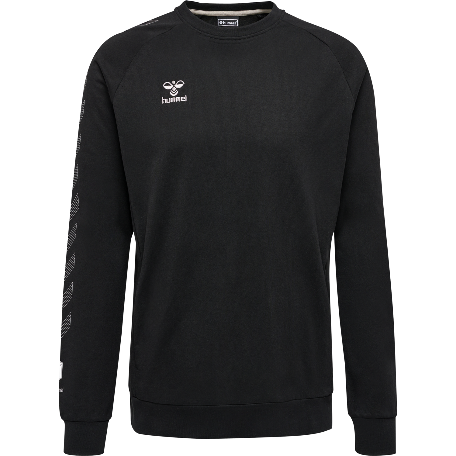 hmlMOVE GRID COTTON SWEATSHIRT, BLACK, packshot