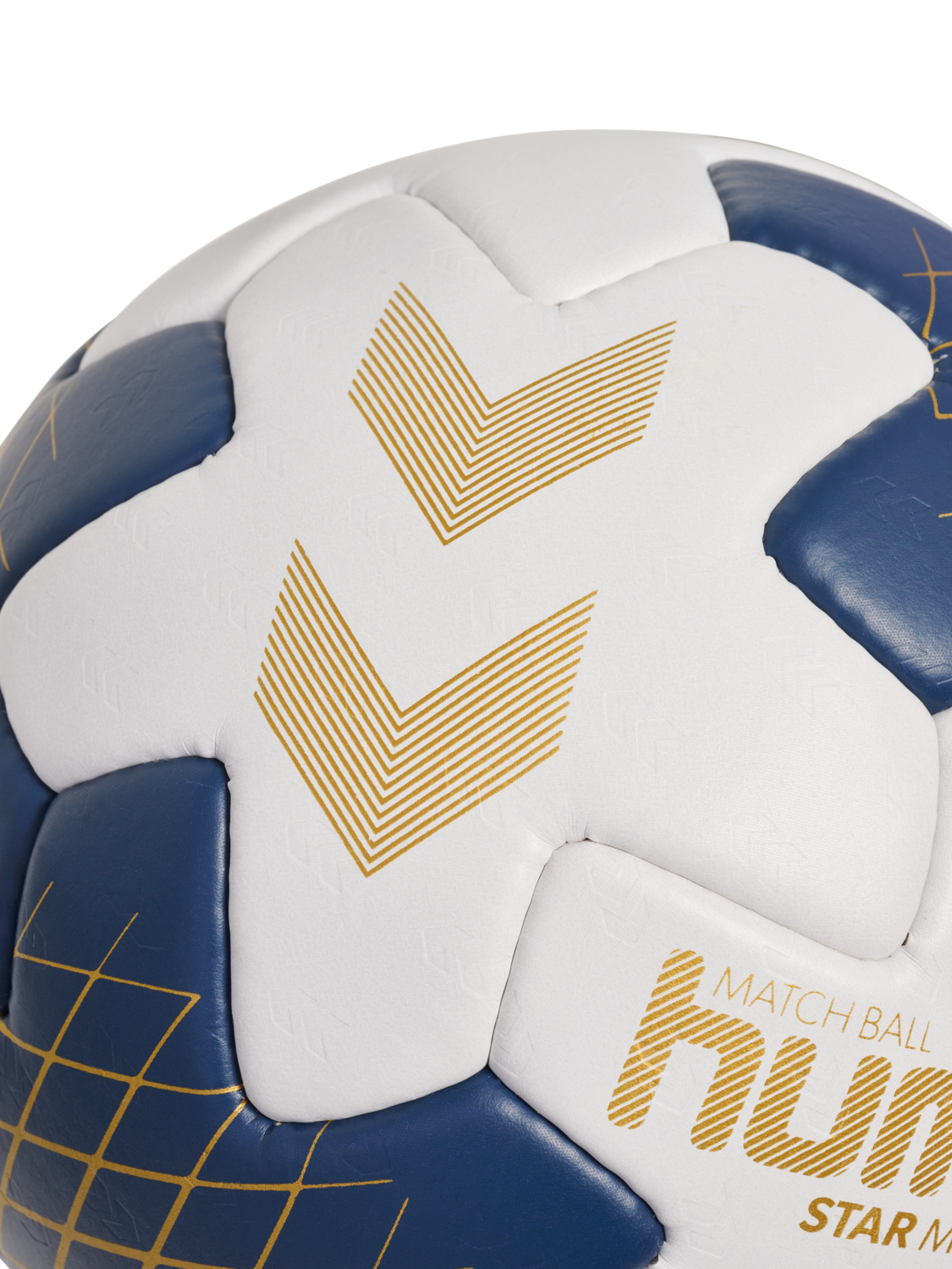 hmlSTAR MATCH HB, OFF WHITE/MARINE/GOLD, packshot