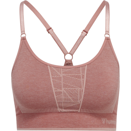 hmlMT ENERGY SEAMLESS SPORTS TOP, WITHERED ROSE, packshot