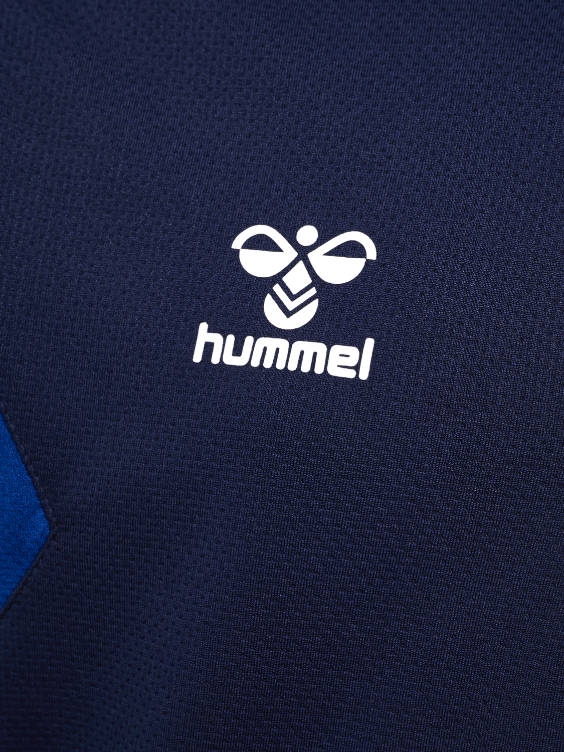 hmlAUTHENTIC HALF ZIP SWEAT KIDS, MARINE, packshot