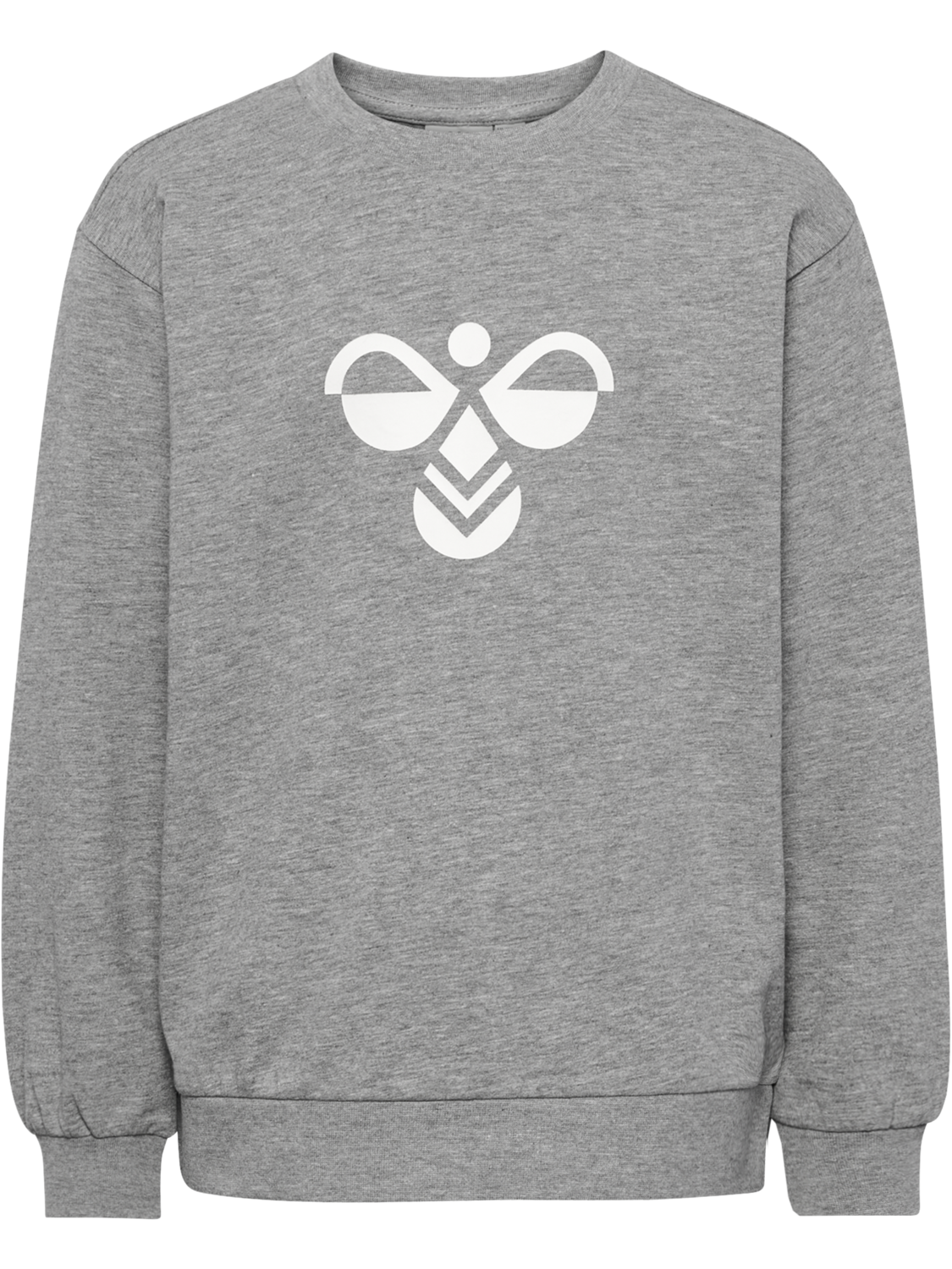 hmlJR REG TUKAS SWEATSHIRT, GREY MELANGE, packshot