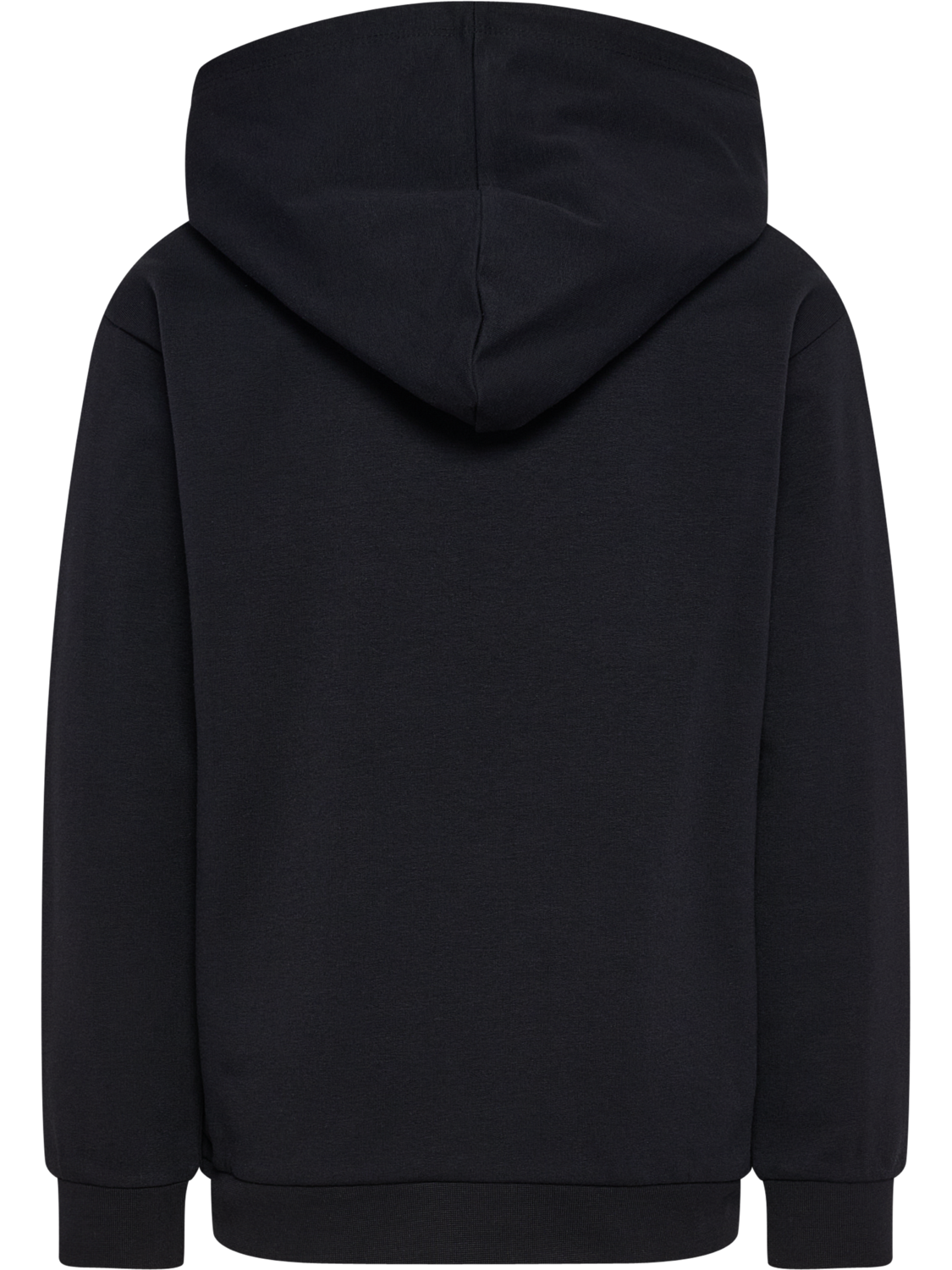 hmlJR REG TUKAS HOODIE, BLACK, packshot