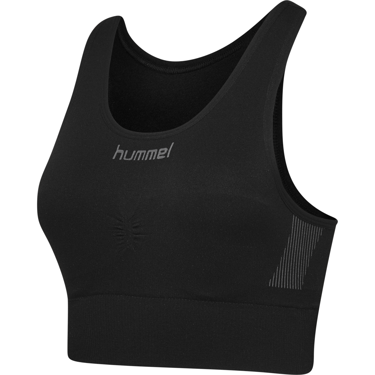 HUMMEL FIRST SEAMLESS BRA WOMAN, BLACK, packshot