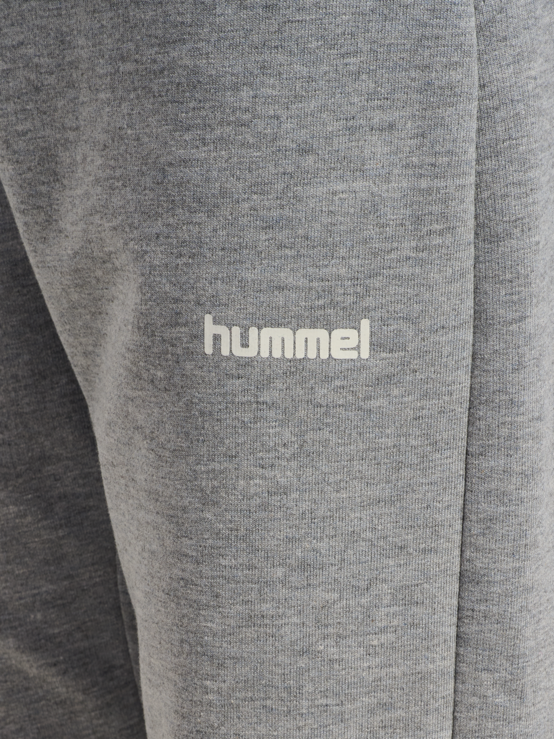 hmlJR REGULAR ADJ WAIST PANTS, GREY MELANGE, packshot