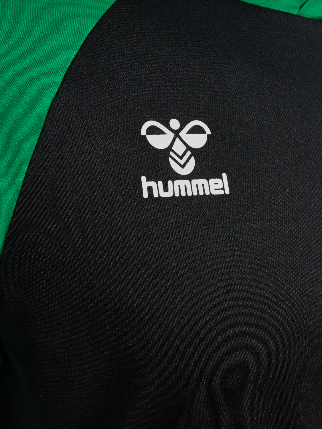 hmlMATCH LEAGUE JERSEY S/S, BLACK/JELLY BEAN, packshot