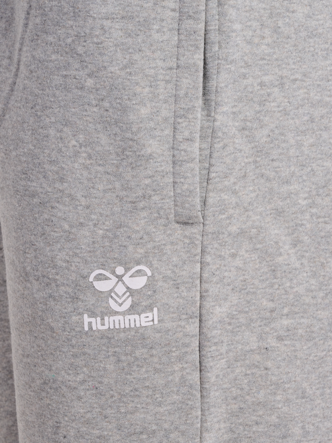 hmlMOVER COTTON CUFF PANTS WOMAN, GREY MELANGE, packshot