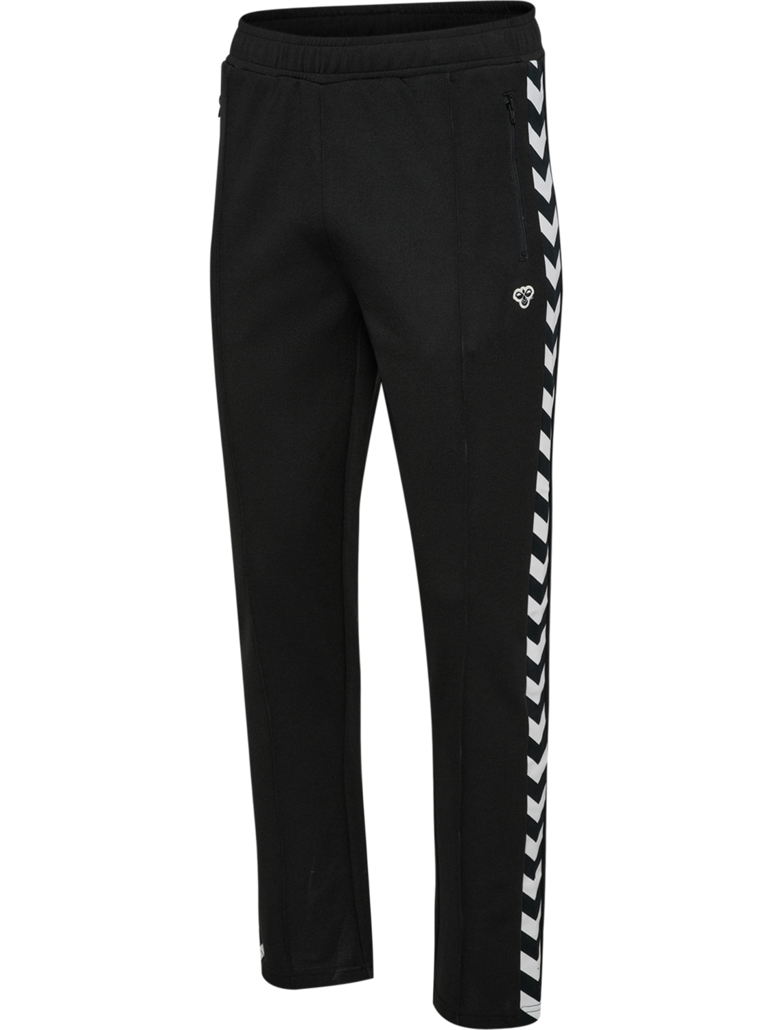 hmlARCHIVE REGULAR POLY PANTS, BLACK, packshot