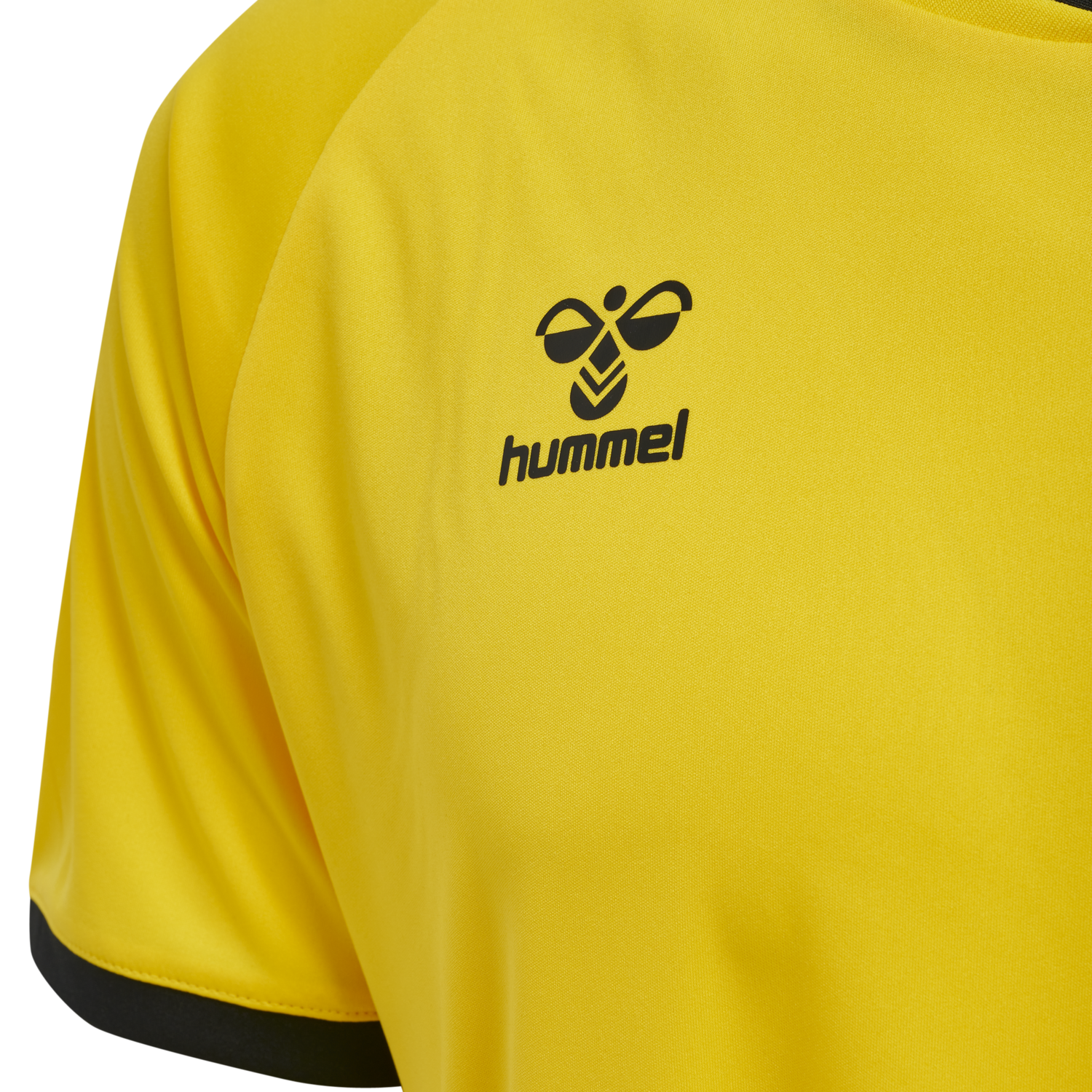 hmlCORE VOLLEY TEE, BLAZING YELLOW, packshot