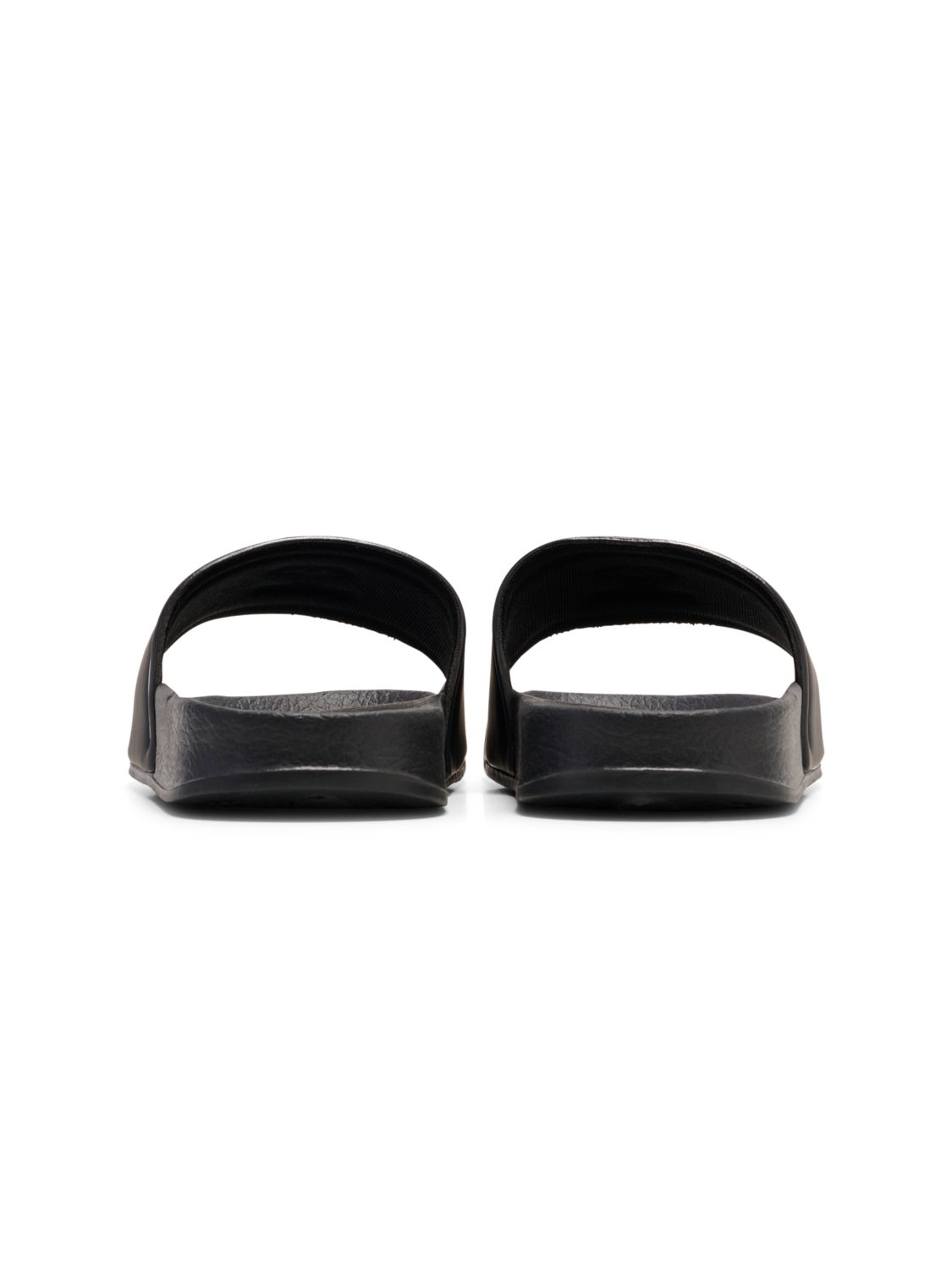 POOL SLIDE JR , BLACK/WHITE, packshot