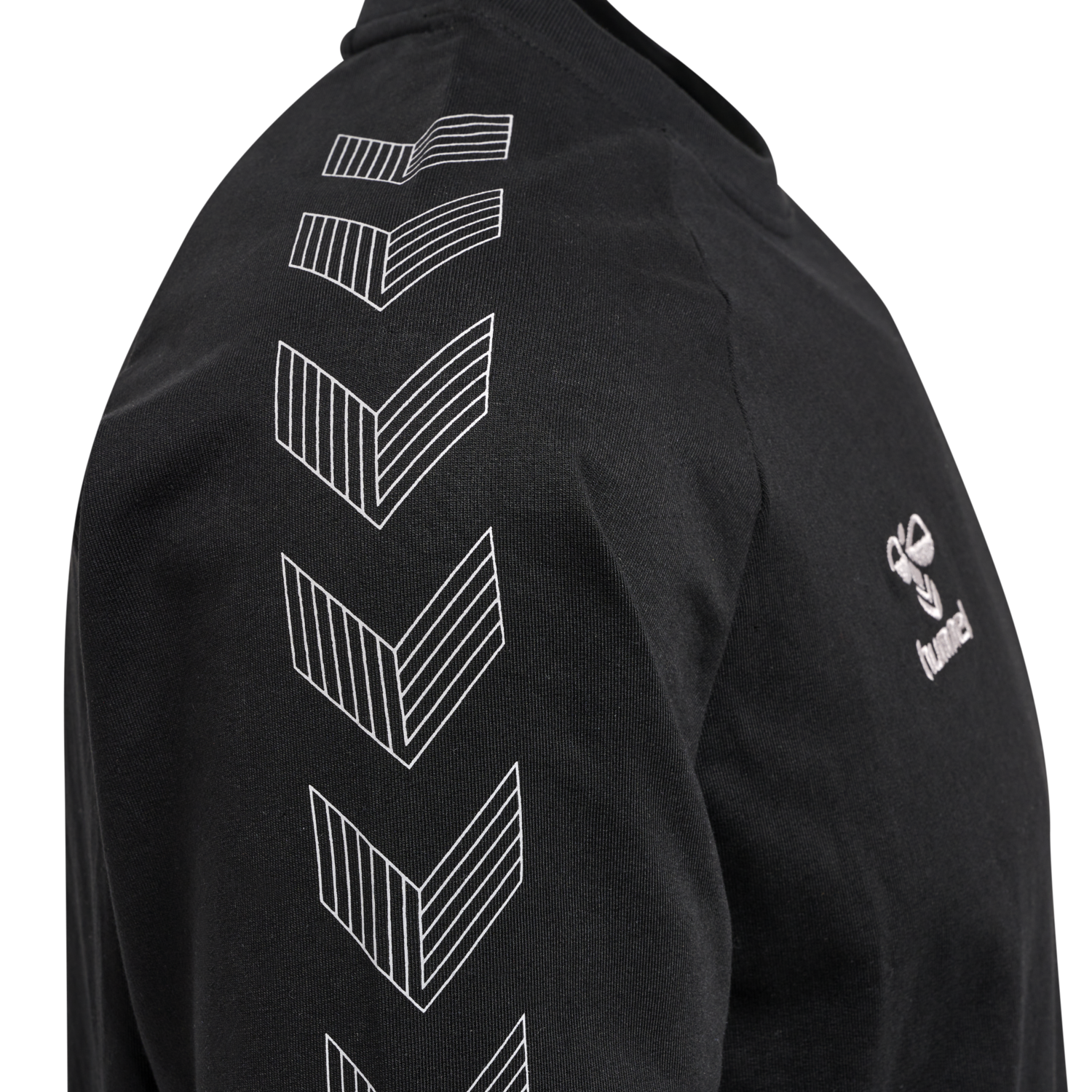 hmlMOVE GRID COTTON SWEATSHIRT, BLACK, packshot