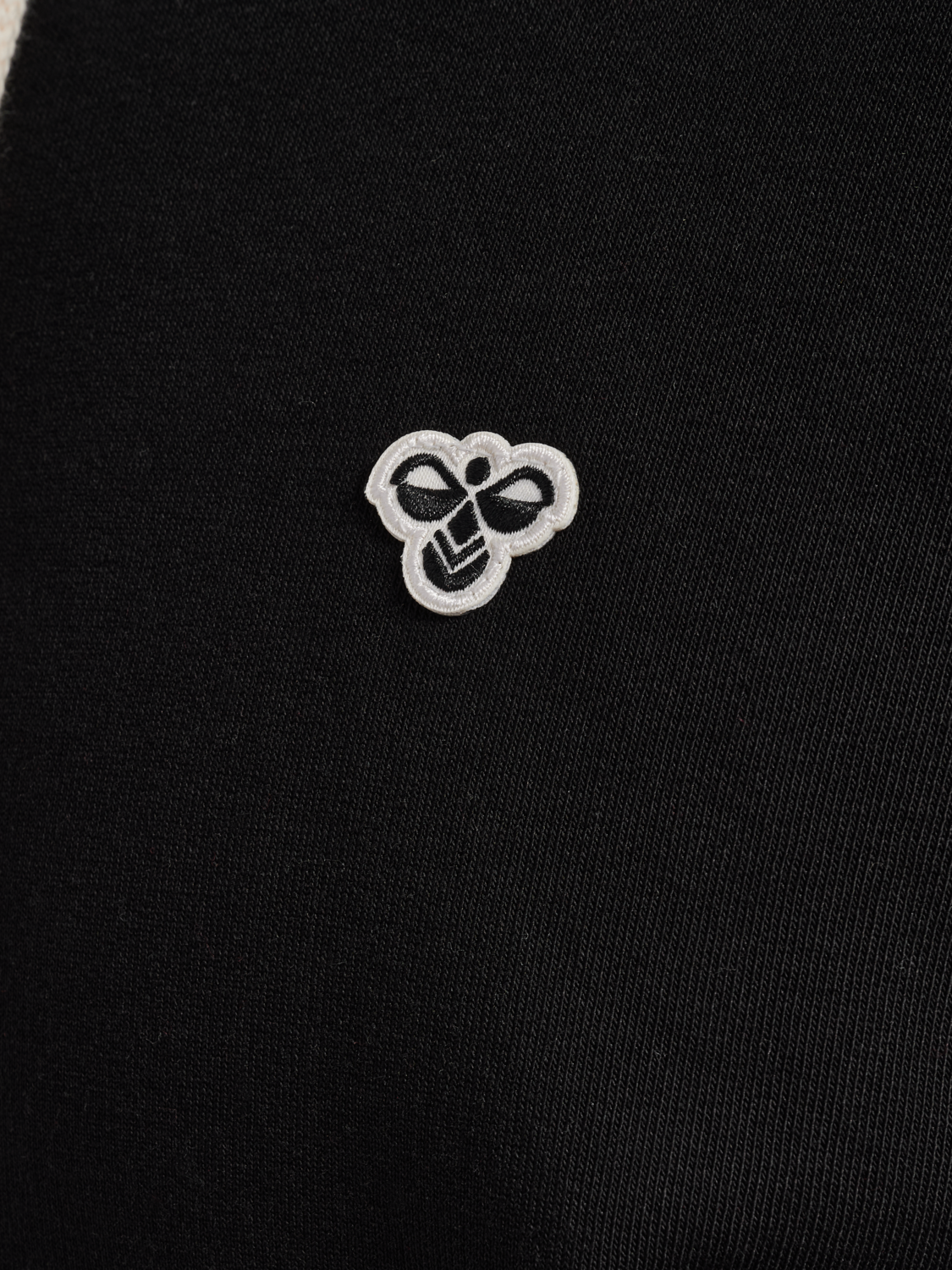 hmlLOOSE HOODIE BEE, BLACK, packshot