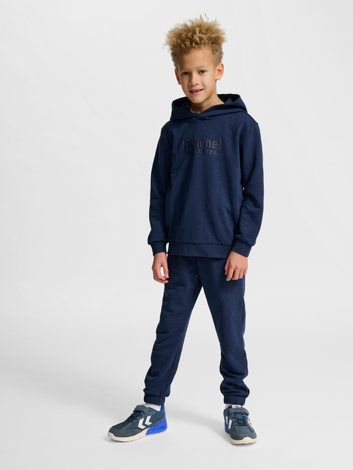 hmlJR BASE REGULAR PANTS, DRESS BLUES, model
