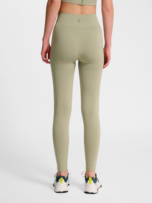 hmlHIIT SEAMLESS HIGH WAIST TIGHTS, SEAGRASS, model