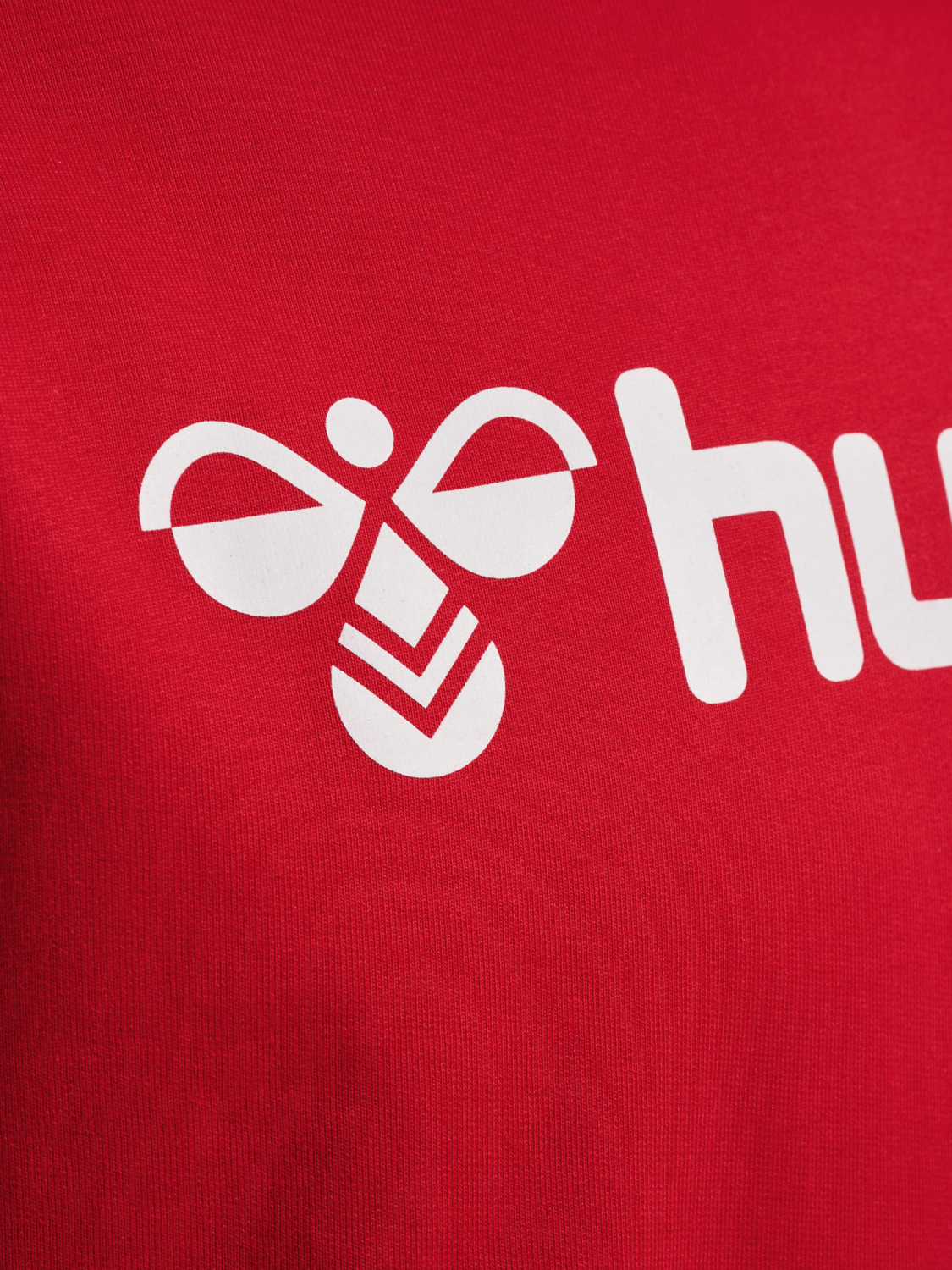 hmlGO 2.0 LOGO HOODIE, TRUE RED, packshot
