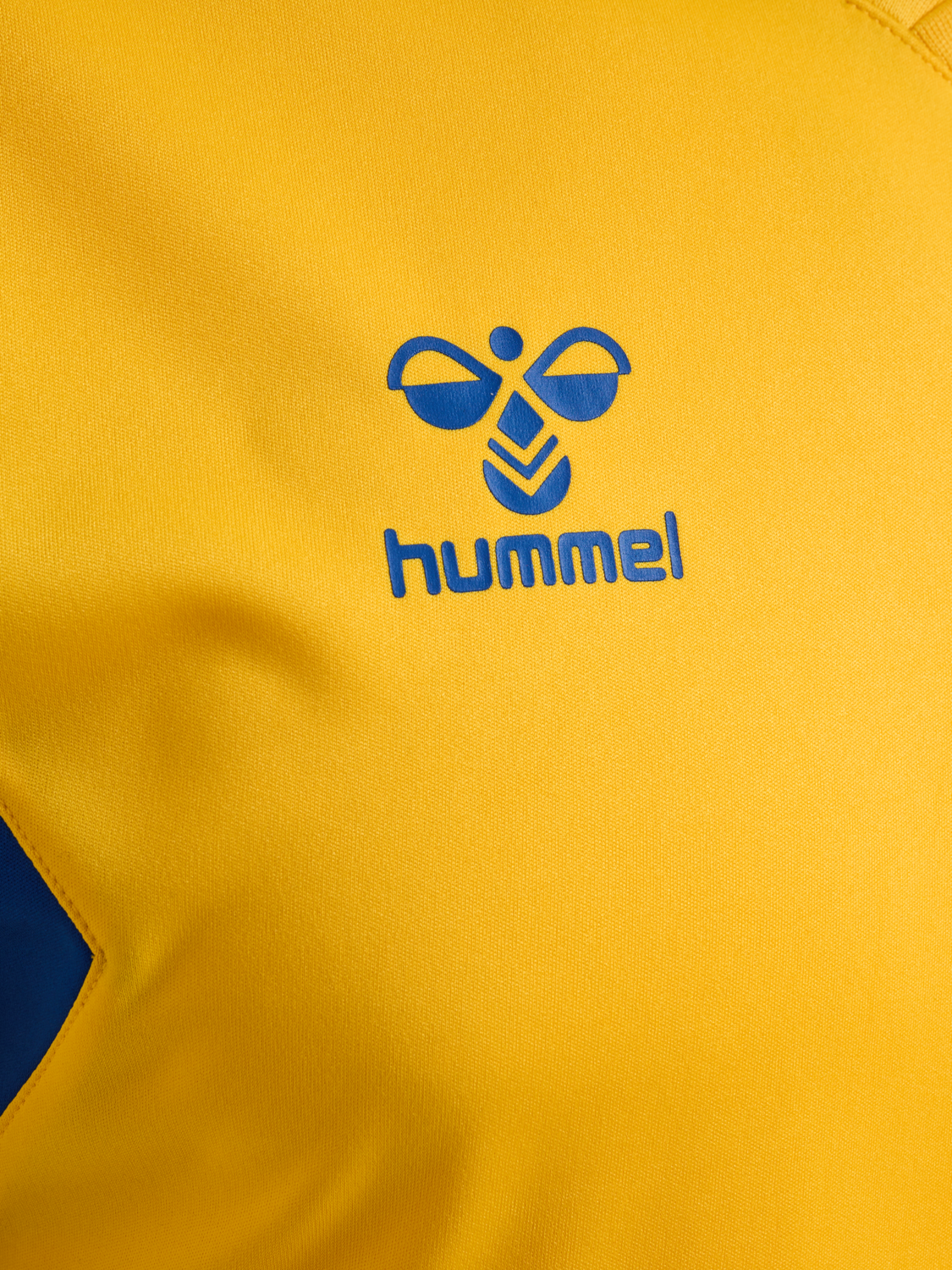 hmlAUTHENTIC PL JERSEY S/S, SPORTS YELLOW/TRUE BLUE, packshot