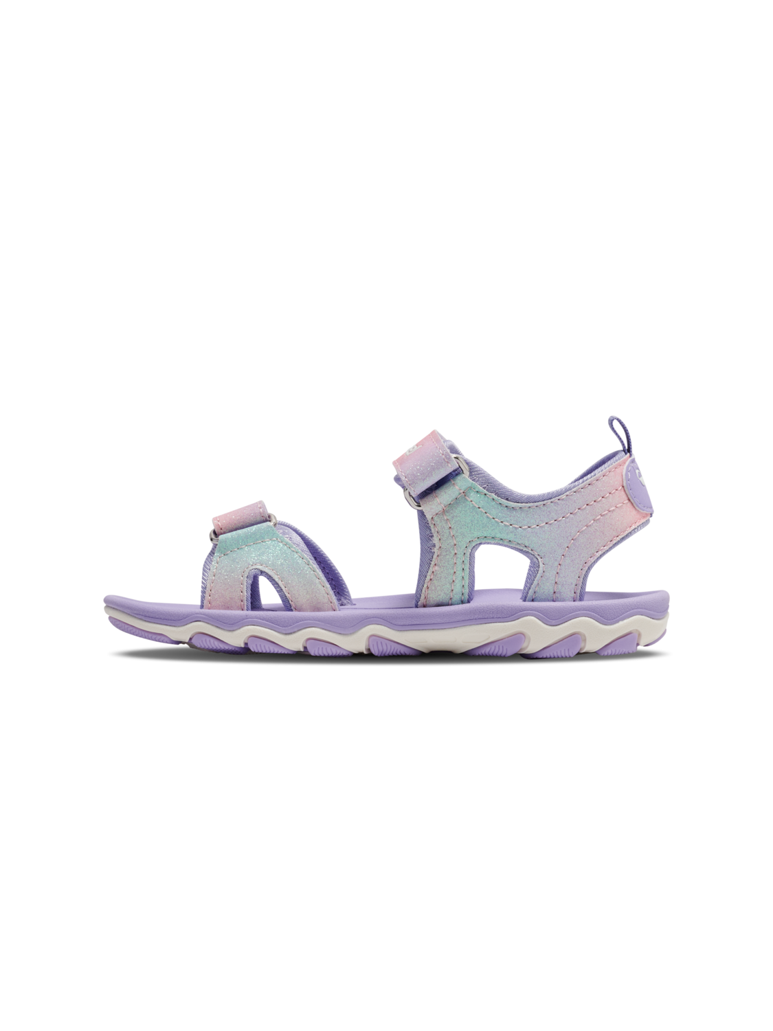 SANDAL GLITTER JR, MULTI COLOR PINK, packshot