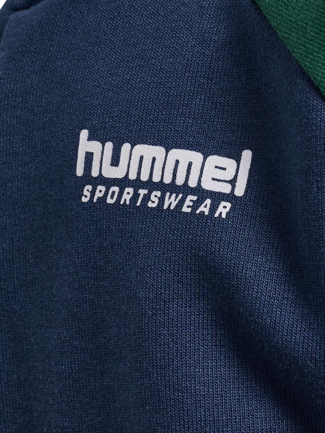 hmlMINI LOOSE BLOCK ZIP JACKET, DRESS BLUES, packshot