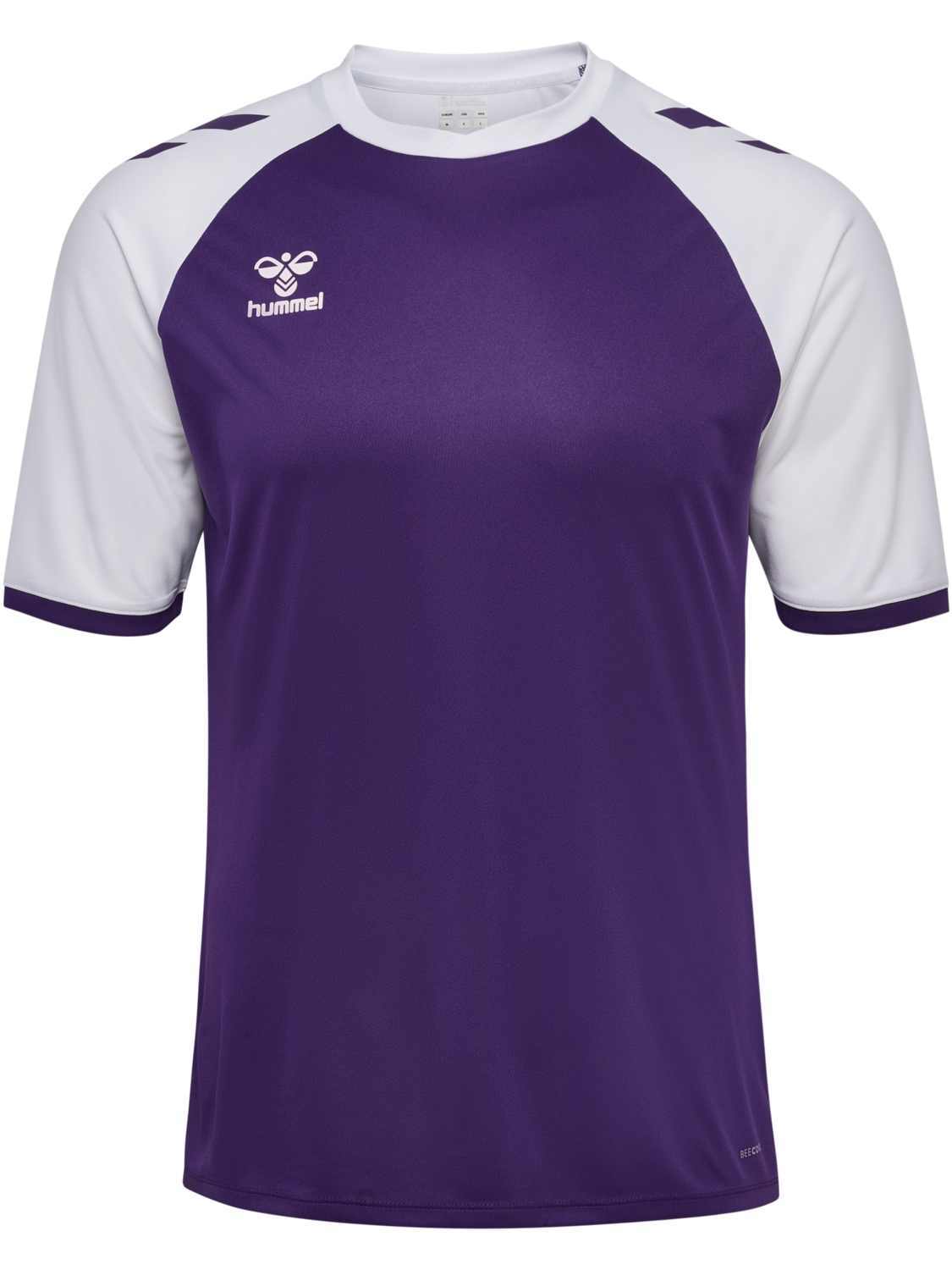 hmlMATCH LEAGUE JERSEY S/S, ACAI/WHITE, packshot
