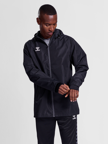 hmlAUTHENTIC ALL WEATHER JACKET, BLACK, model