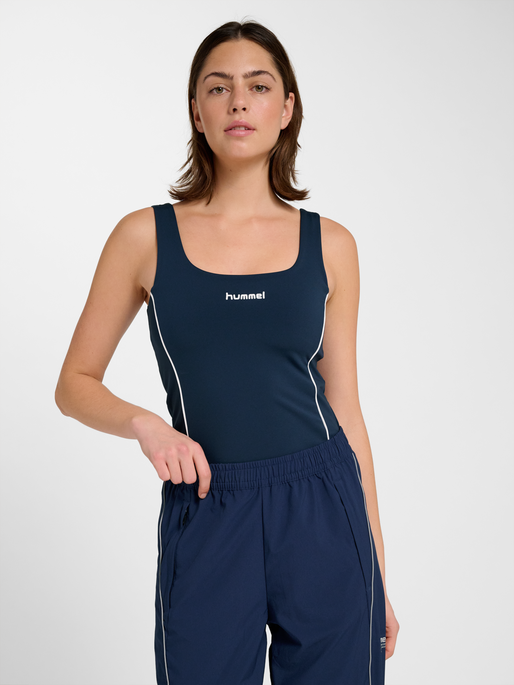 hmlPULSE PIPING W TOP, DRESS BLUES, model