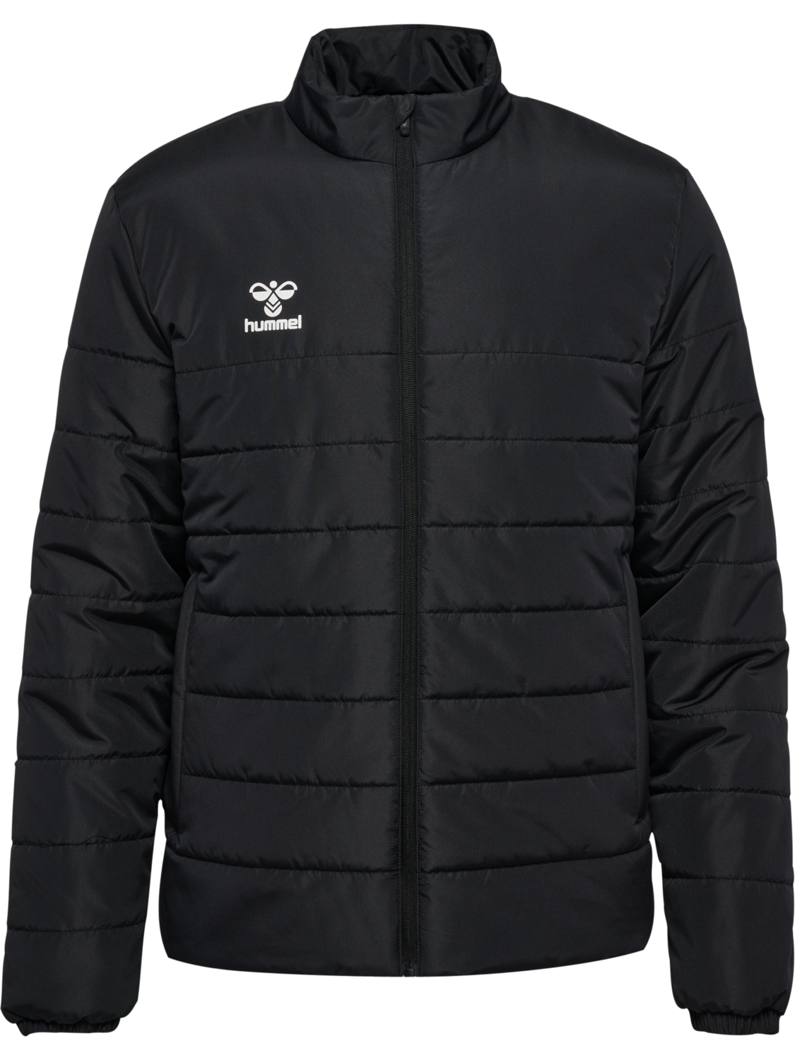 hmlESSENTIAL SHORT BENCH JKT, BLACK, packshot