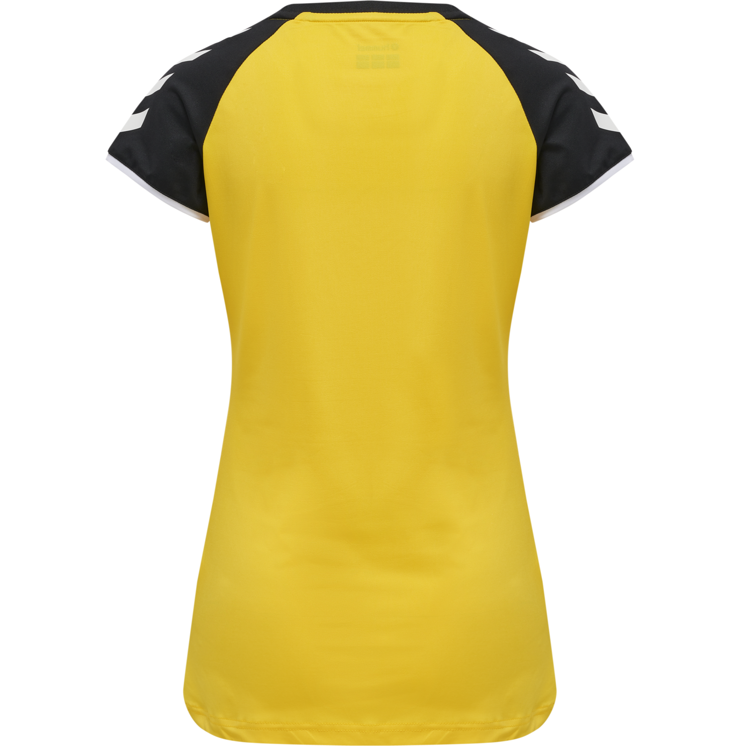 hmlCORE VOLLEY STRETCH TEE WO, BLAZING YELLOW, packshot