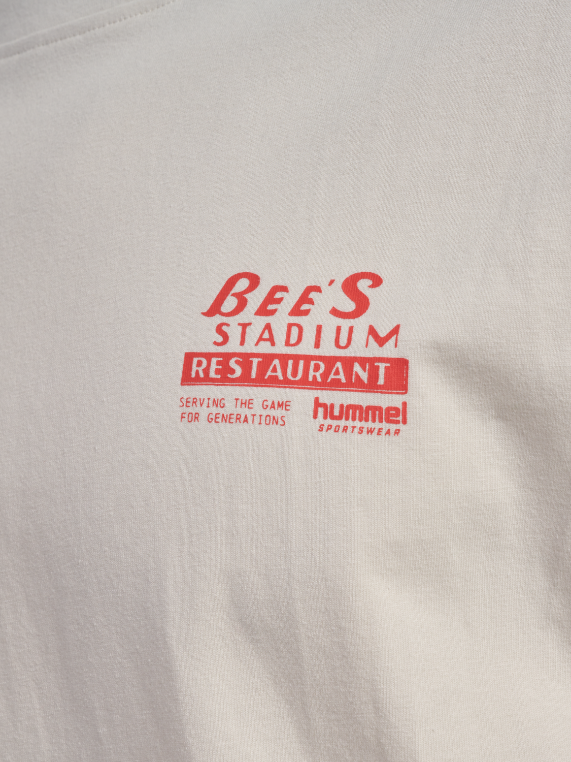 hmlLOOSE T-SHIRT L/S BEES STADIUM, TOFU, packshot