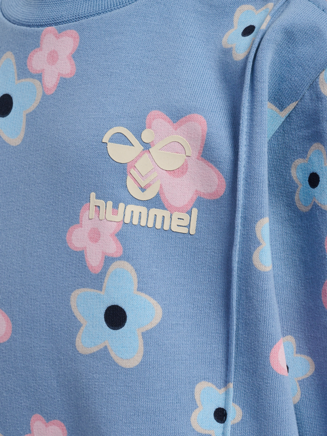 hmlRINNA DRESS L/S, FADED DENIM, packshot