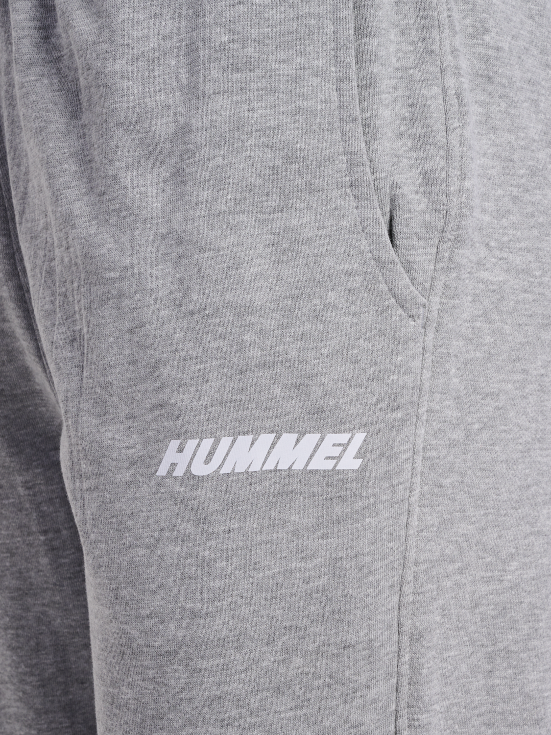 hmlELEMENTAL REGULAR PANTS WOMAN, GREY MELANGE, packshot