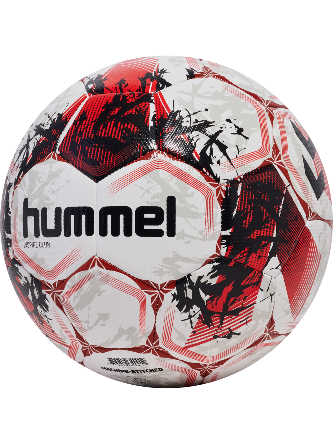 hmlINSPIRE CLUB FB, RED/WHITE/RED, packshot