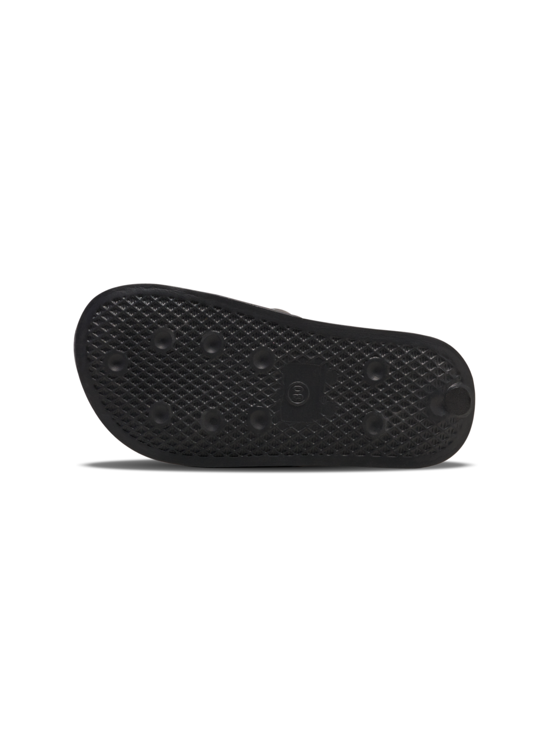 POOL SLIDE JR , BLACK/WHITE, packshot