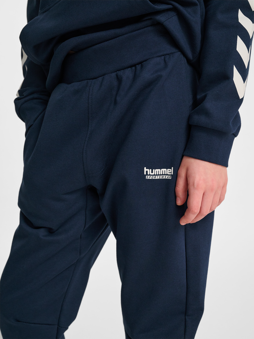 hmlJR REGULAR ADJ WAIST PANTS, DRESS BLUES, model