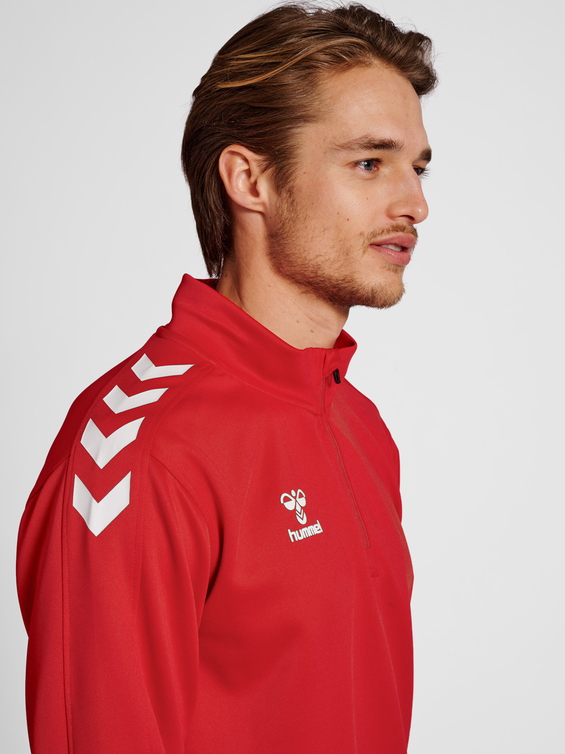 hummel CORE XK HALF ZIP POLY SWEAT 