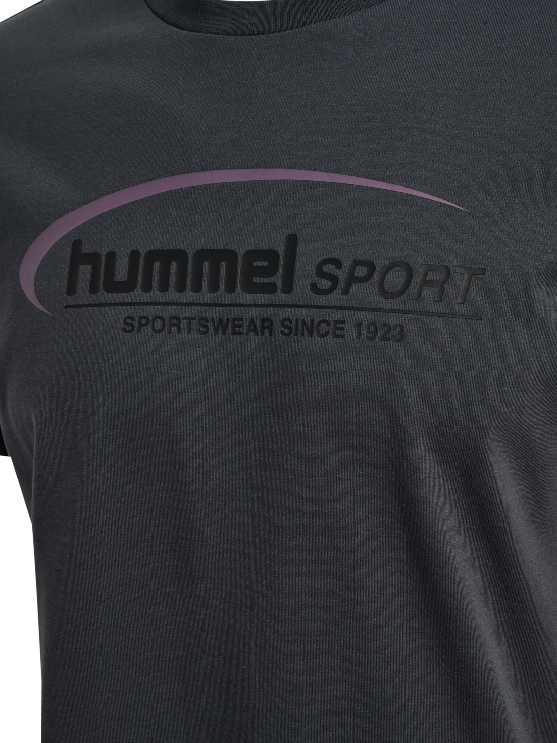 hmlPULSE GRAPHIC T-SHIRT S/S, EBONY, packshot