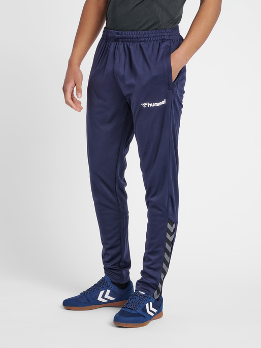 hmlAUTHENTIC POLY PANT, MARINE, model