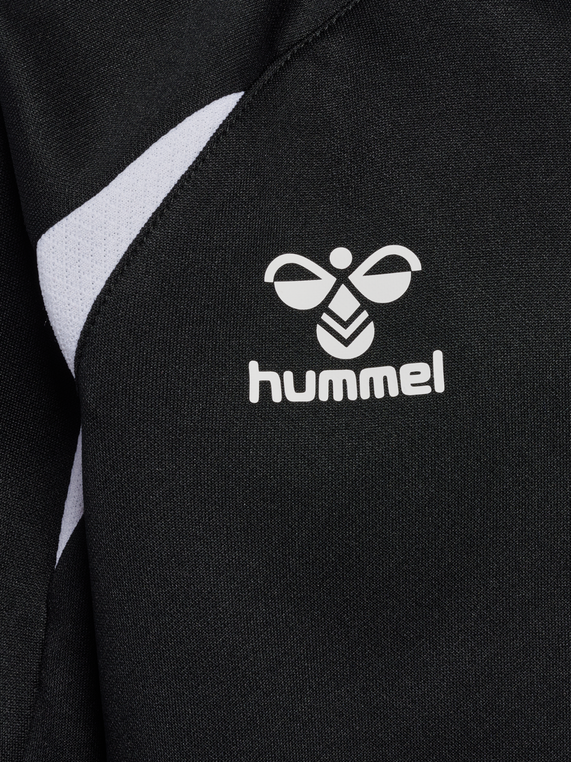 hmlCORE 2.0 ZIP HOODIE KIDS, BLACK/WHITE, packshot
