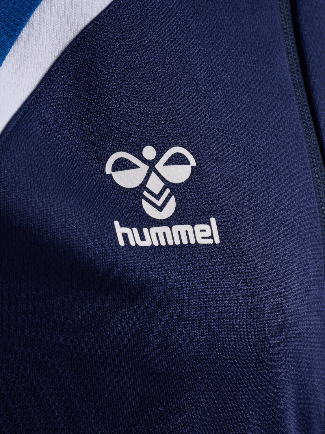 hmlLEAD 2.0 ZIP HOODIE WOMAN, MARINE/TRUE BLUE, packshot