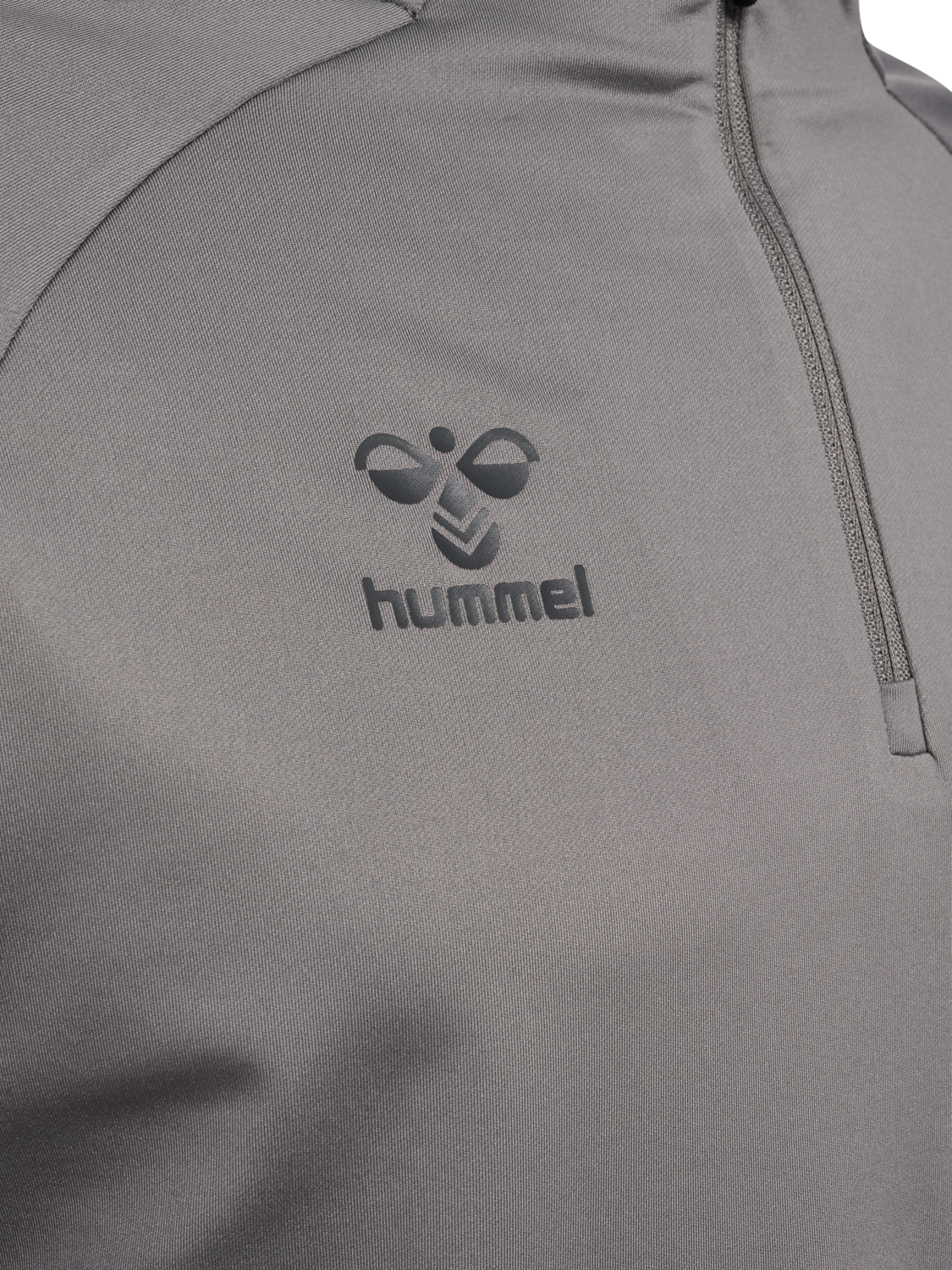hmlPRO TRAINING HALF ZIP, STEEL GRAY, packshot