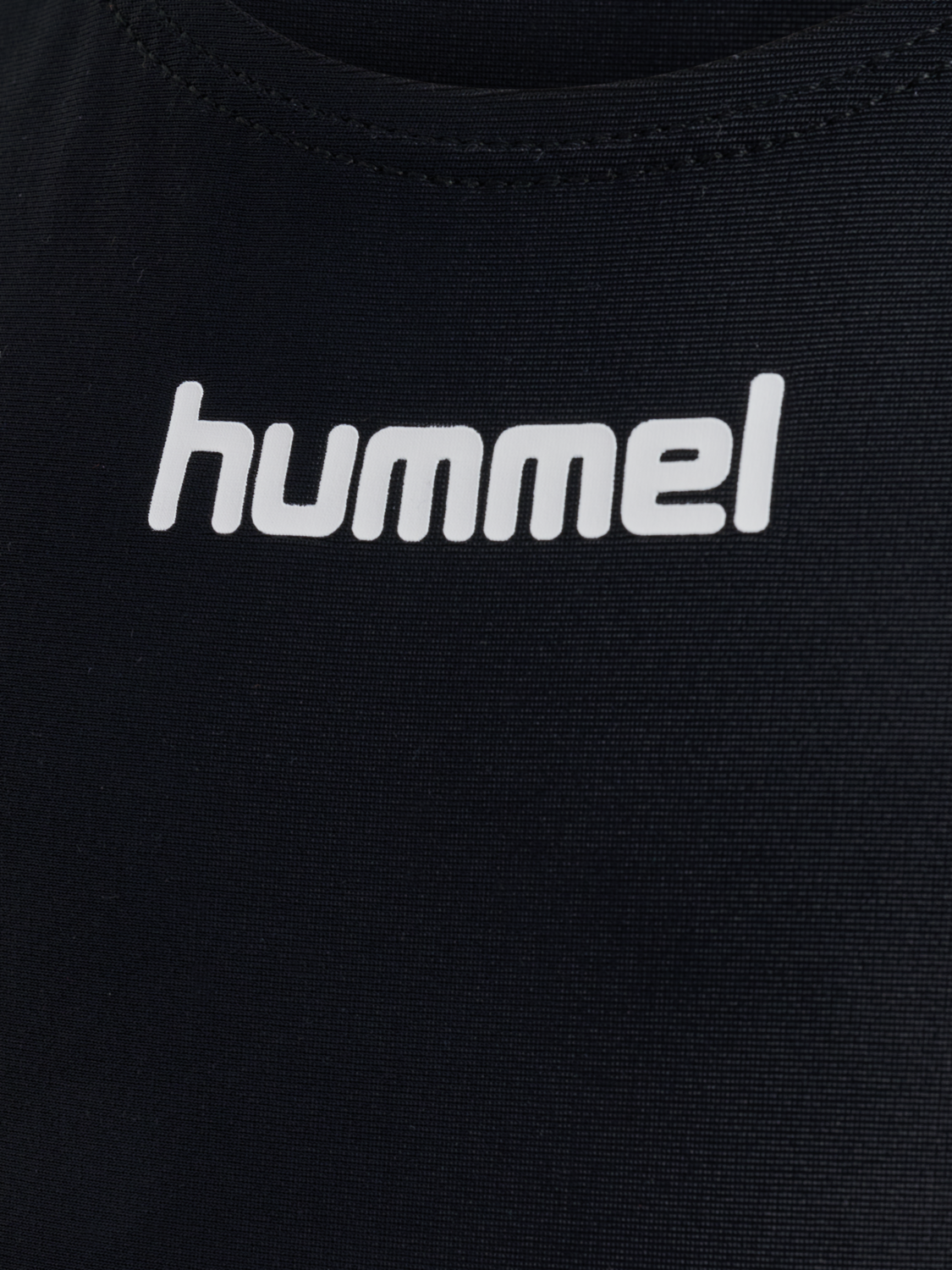 hmlJR SOLID SWIMSUIT, BLACK, packshot