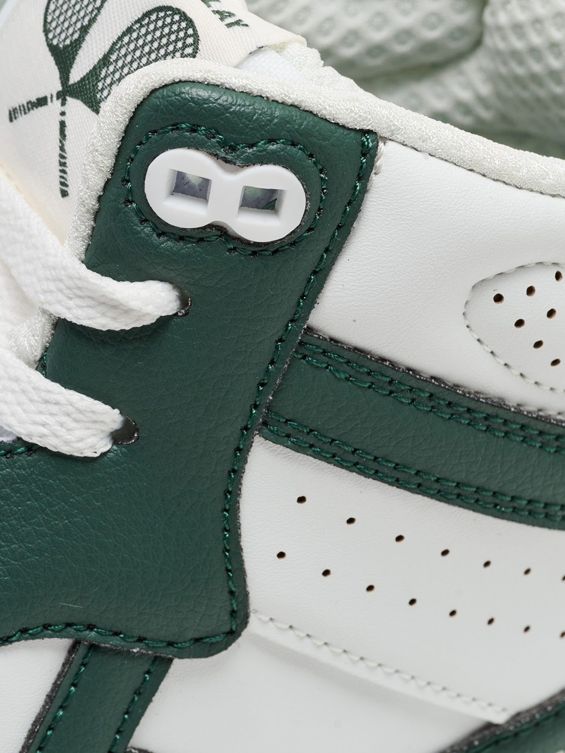 ST. POWER PLAY MID RT, WHITE/GREEN, packshot