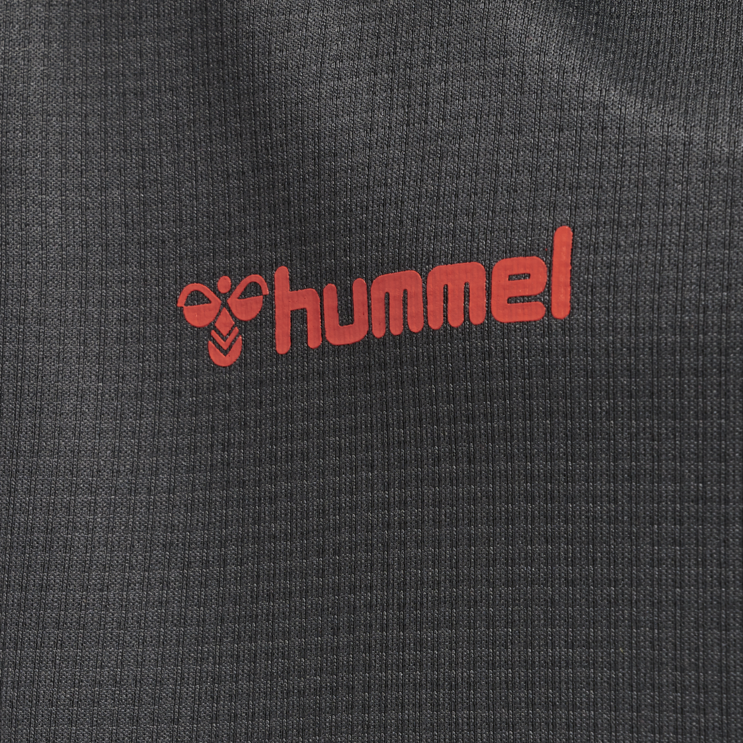 hmlAUTHENTIC KIDS POLY HOODIE, ASPHALT, packshot