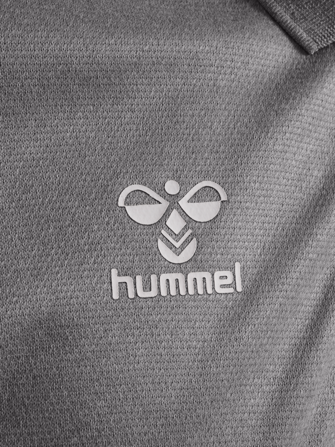 hmlAUTHENTIC FUNCTIONAL POLO, GREY MELANGE, packshot
