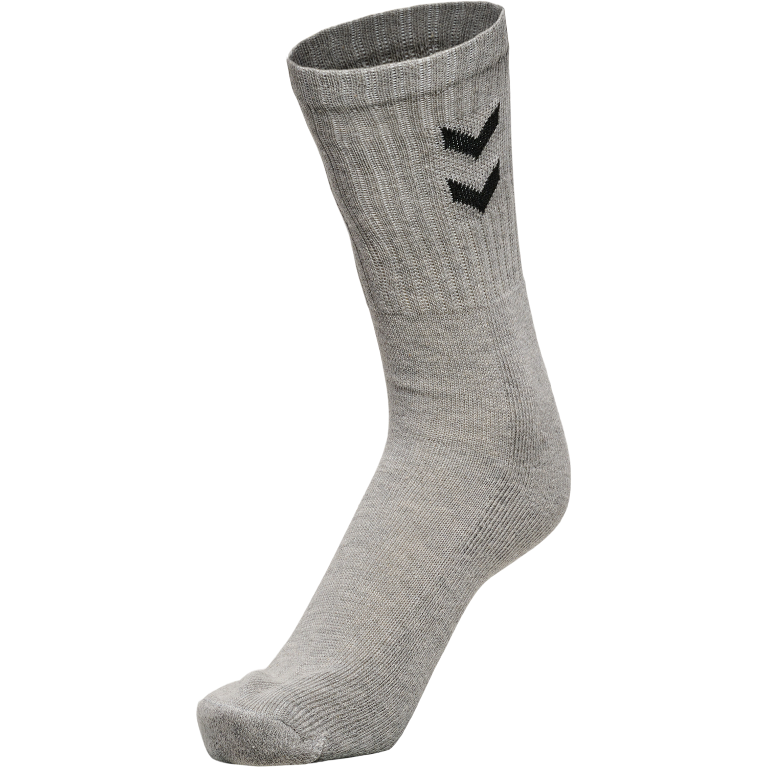 3-Pak Basisstr&oslash;mper, GREY MELANGE, packshot