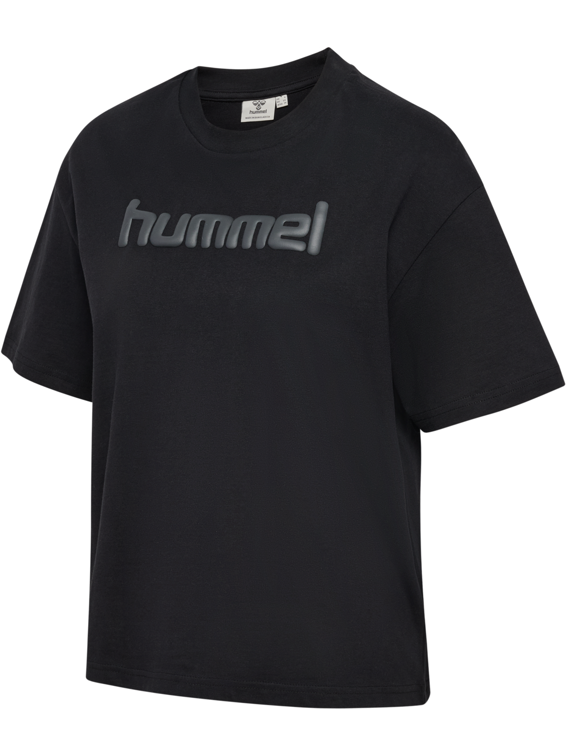 hmlKEEPER GRAPHIC W T-SHIRT S/S, BLACK/EBONY, packshot
