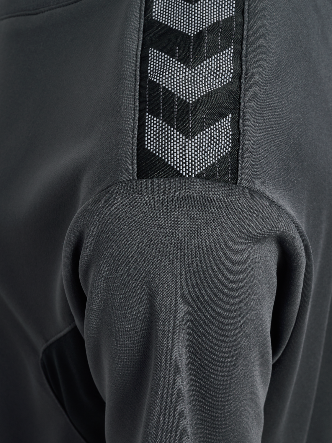 hmlAUTHENTIC PL JERSEY S/S KIDS, ASPHALT, packshot