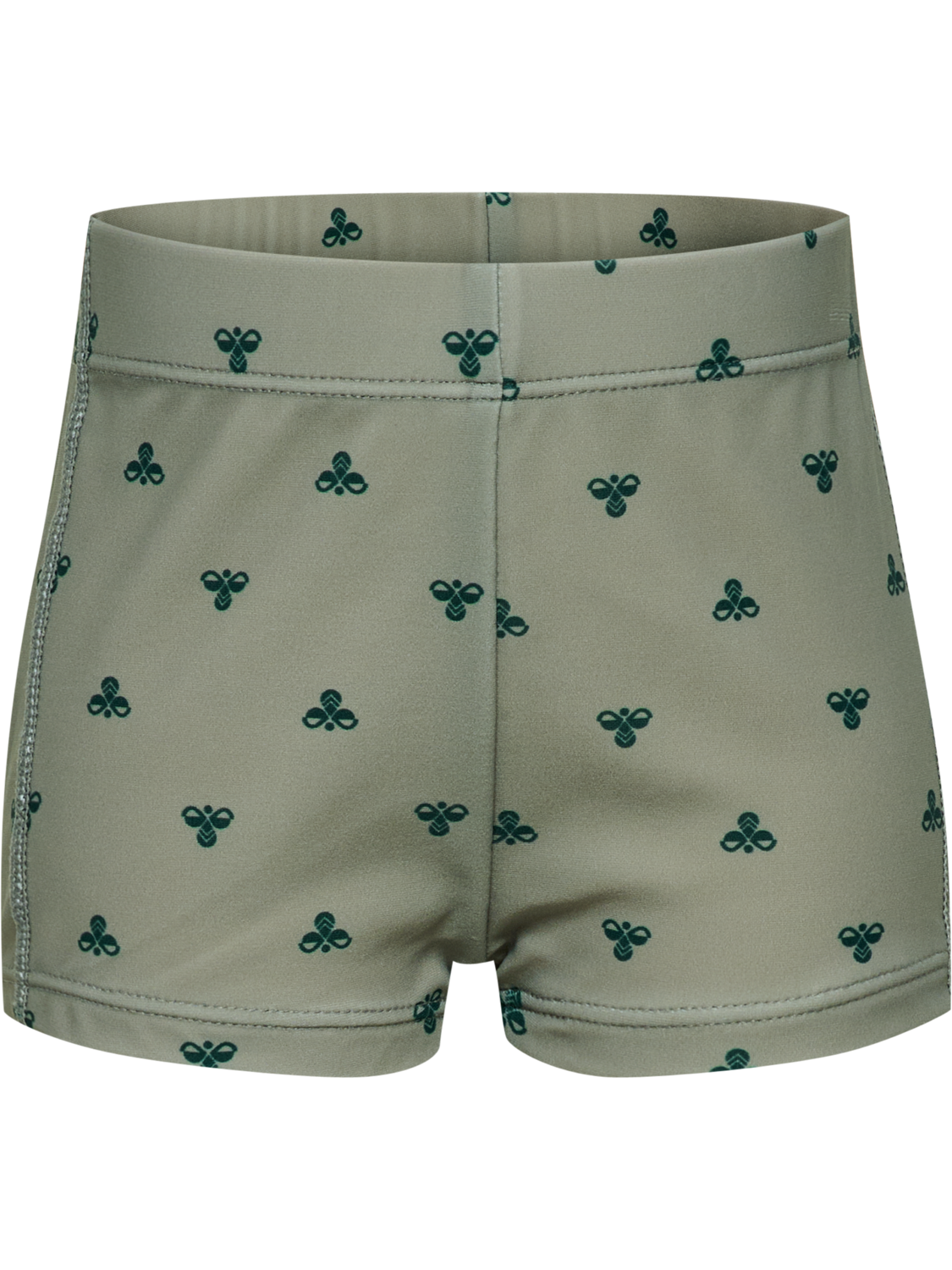 hmlMINI BEE AOP SWIM SHORTS, SHADOW, packshot