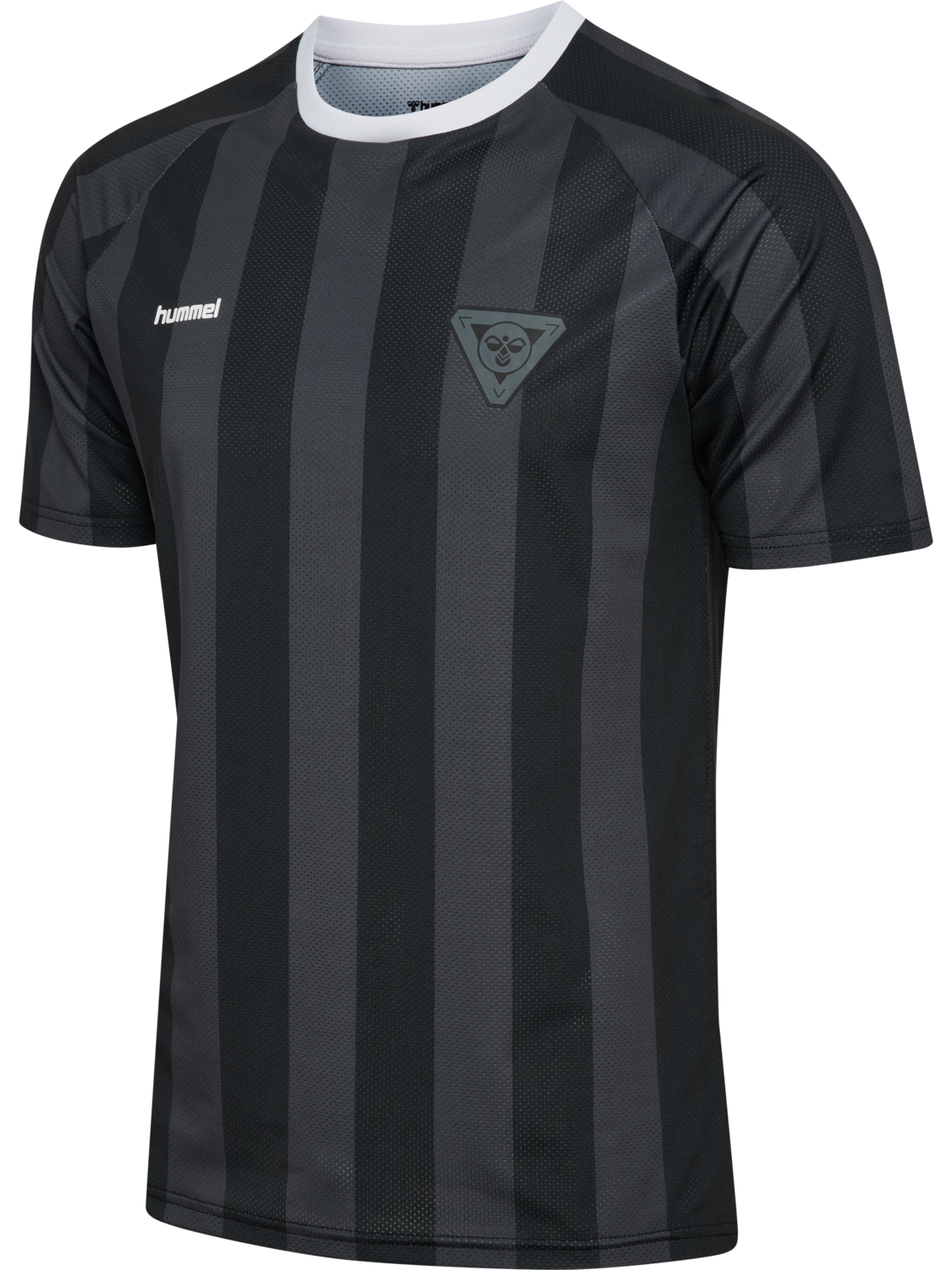 hmlKICK OFF JERSEY S/S, BLACK, packshot