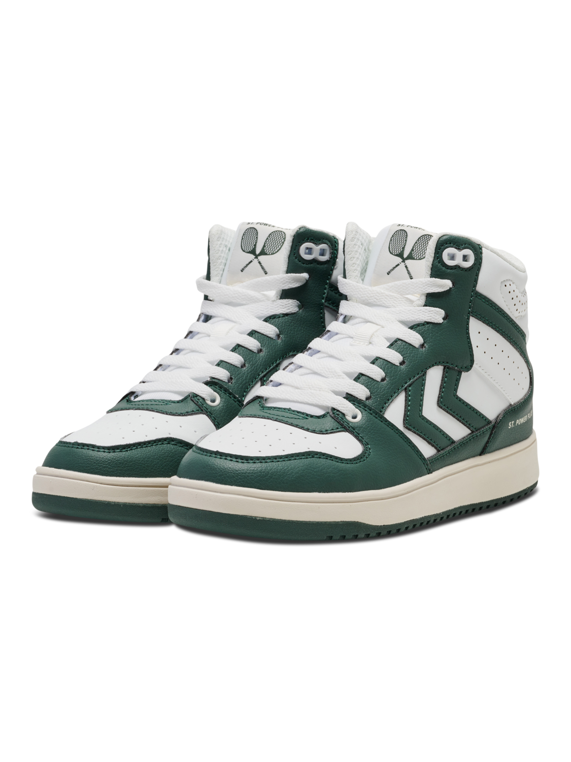 ST. POWER PLAY MID RT, WHITE/GREEN, packshot